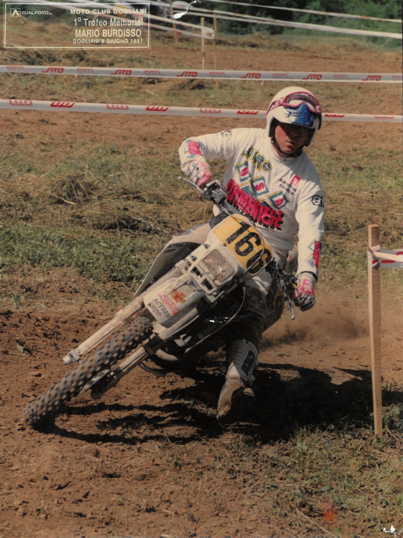 Flavio in azione in moto