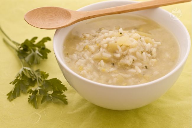 Minestra di riso e patate
